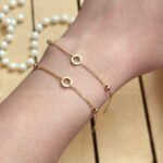 دستبند وارداتی گوی و حلقه