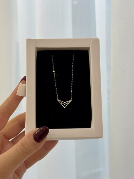 گردنبند لوکس مدل هندسی
