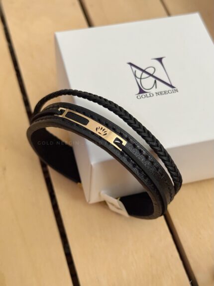 دستبند چرم کد۴۴