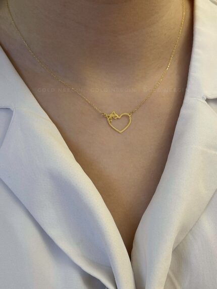 گردنبند قلب کد۷۳