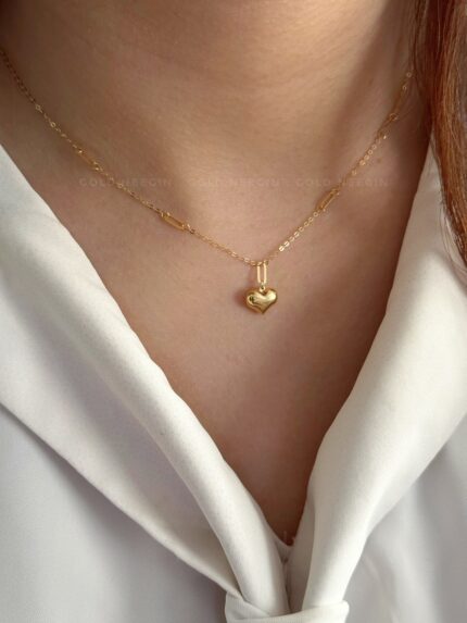 گردنبند وارداتی قلب کد۶