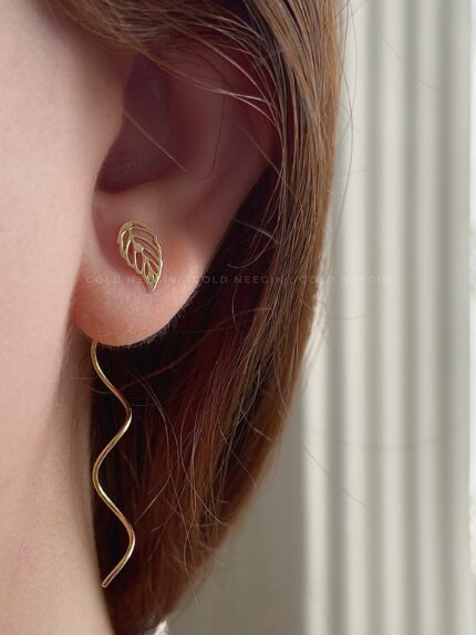 گوشواره کرلی برگ