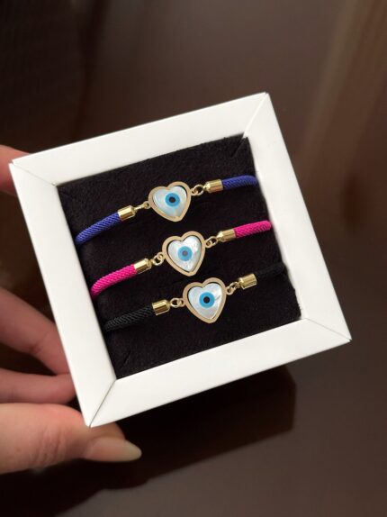 دستبند چشم نظر قلبی