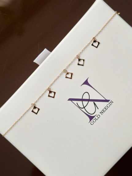 دستبند آویزدار قلب کد۲