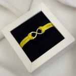 دستبند چرم دخترانه بینهایت۳
