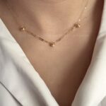 گردنبند وارداتی گوی و هرمس