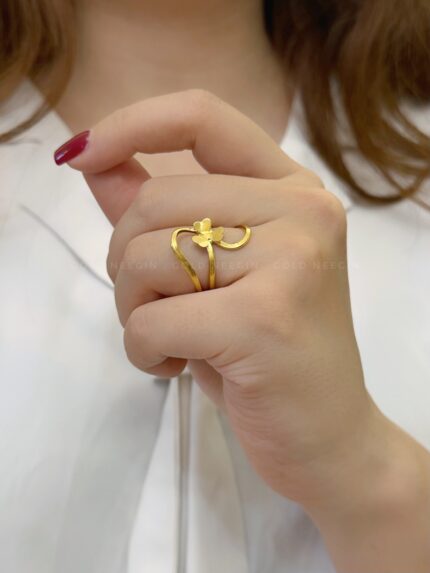 انگشتر پیچ گل