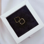 گوشواره حلقه ای تراش۲