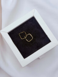 گوشواره حلقه ای تراش۲
