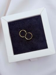 گوشواره حلقه ای تراش ۱ - Image 2