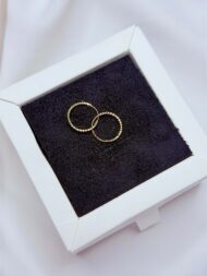 گوشواره حلقه ای تراش۴ - Image 2