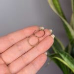 گوشواره حلقه ای تراش۴