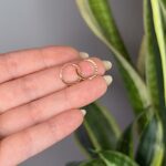 گوشواره حلقه ای تراش ۱