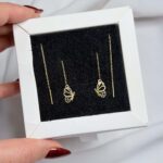 گوشواره بخیه پروانه ۱