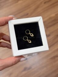 گوشواره حلقه ای آویزدار۳